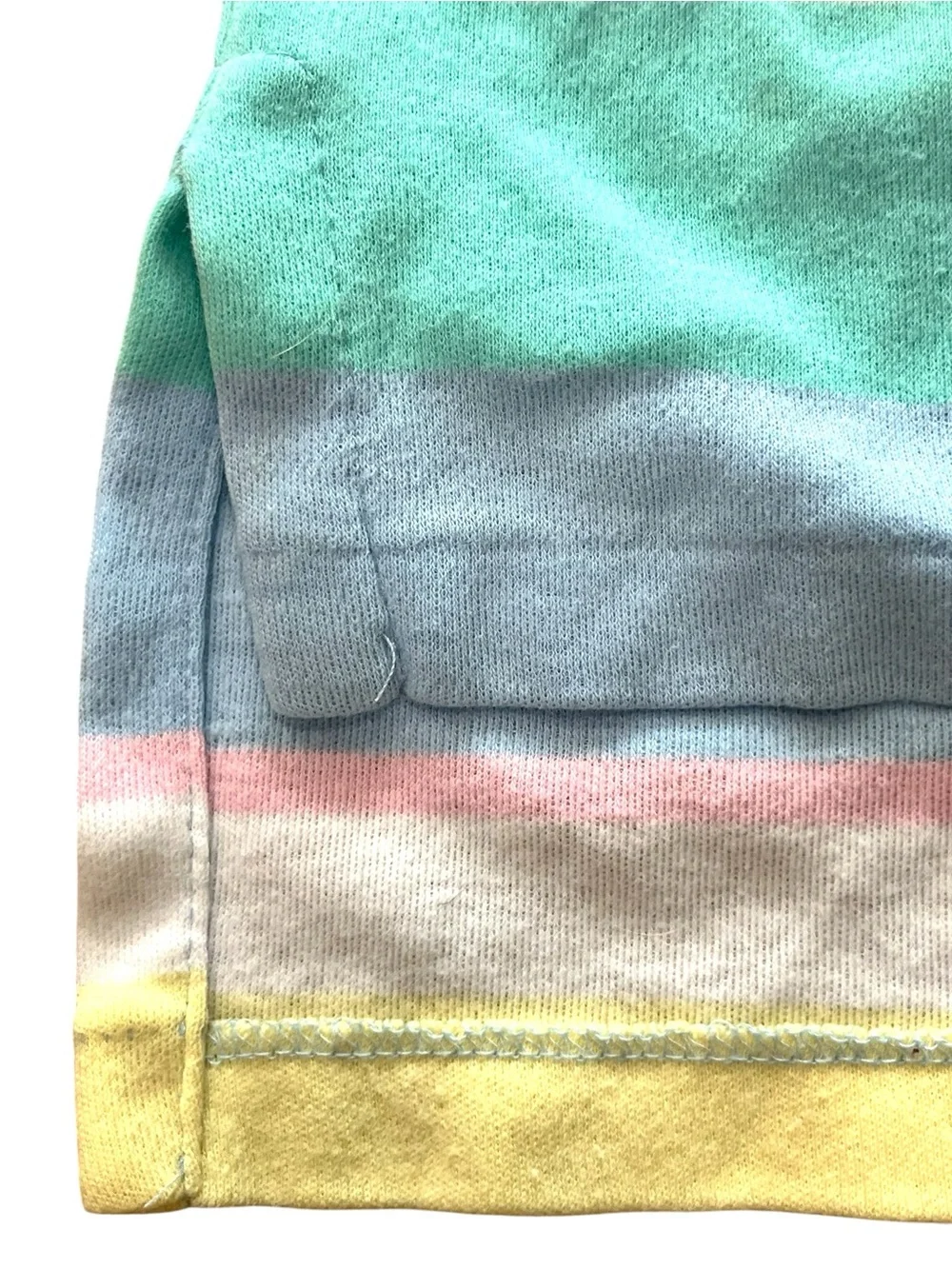 VINTAGE 80’s Colorblock Striped Pastel Polo by Ralph Lauren Made in USA sz M